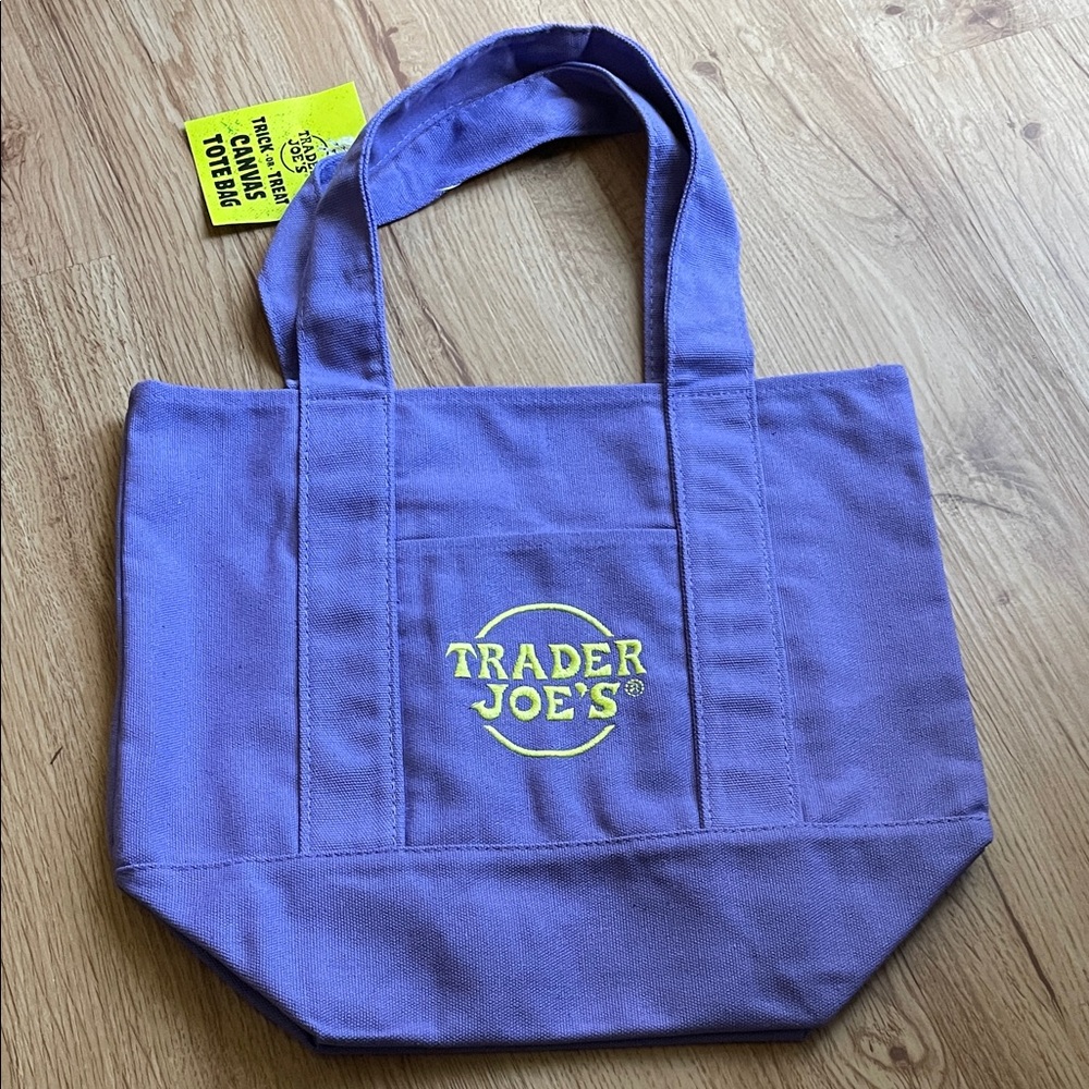 Trader Joe's Purple Tote Bag